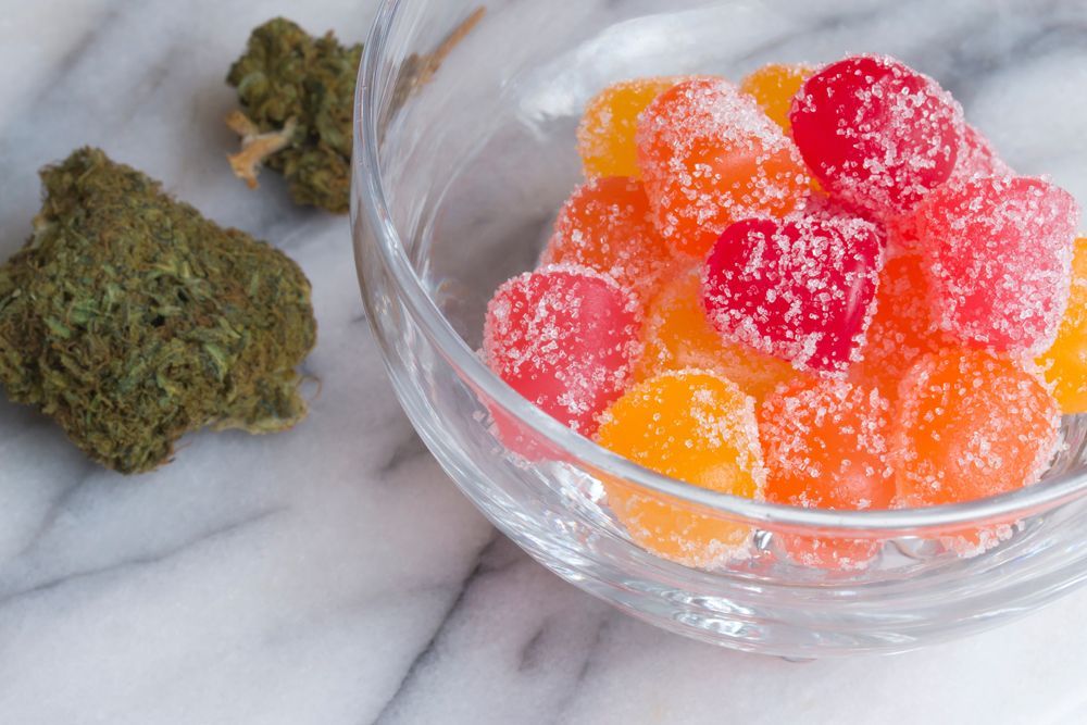 Edible Cannabis in the form of gummy candies