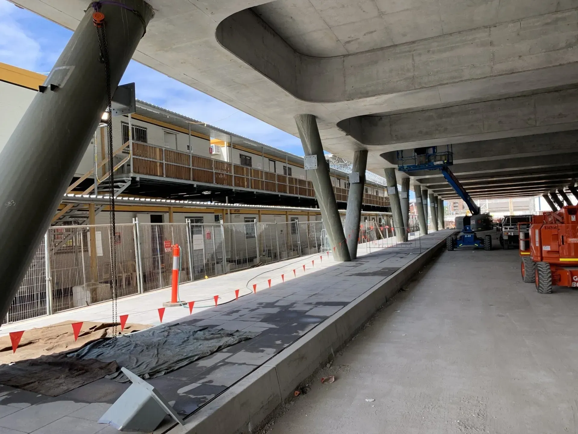 Before Castle Bus Interchange — Newcastle, NSW — Auz Pro Welding & Fabrications