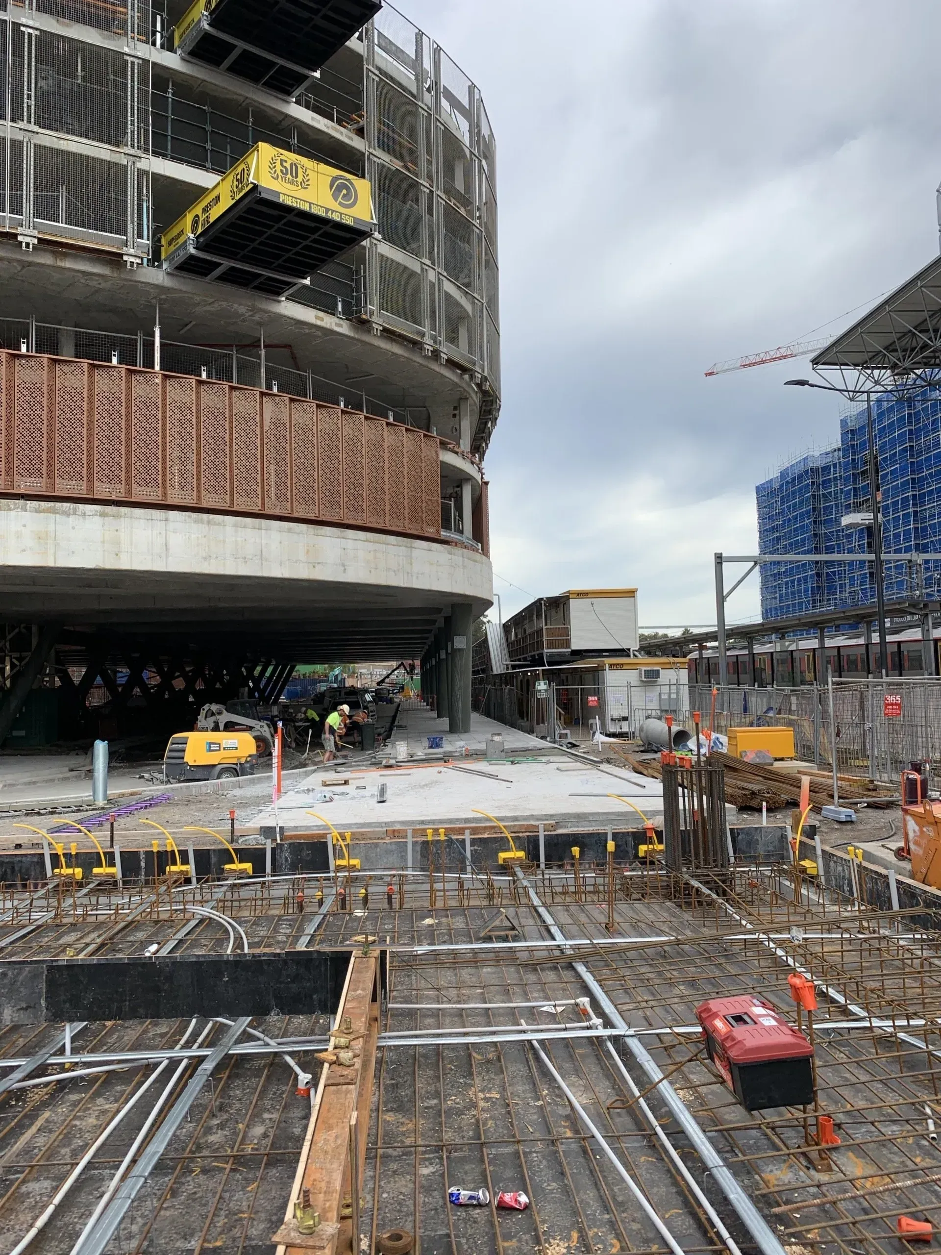 Building New Castle Bus Interchange — Newcastle, NSW — Auz Pro Welding & Fabrications