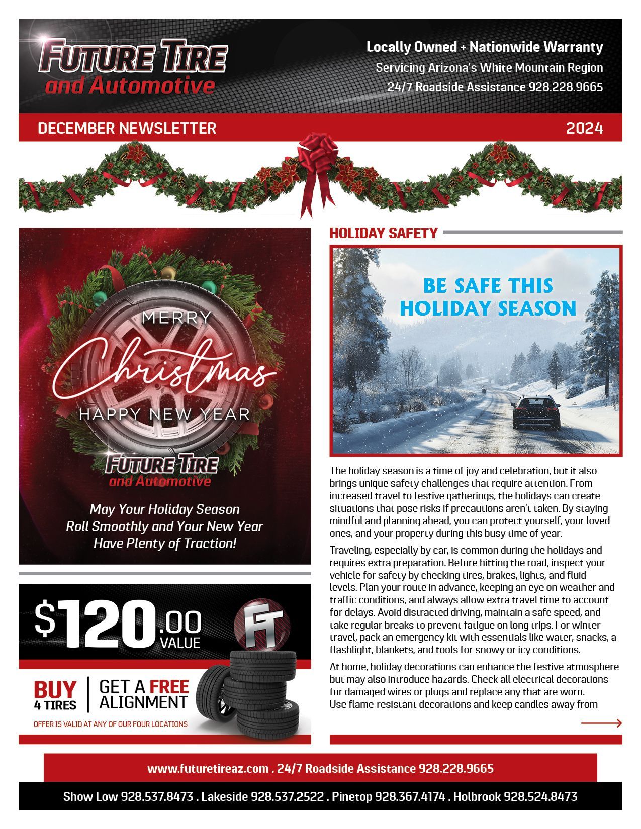 December Newsletter from Future Tire and Automotive