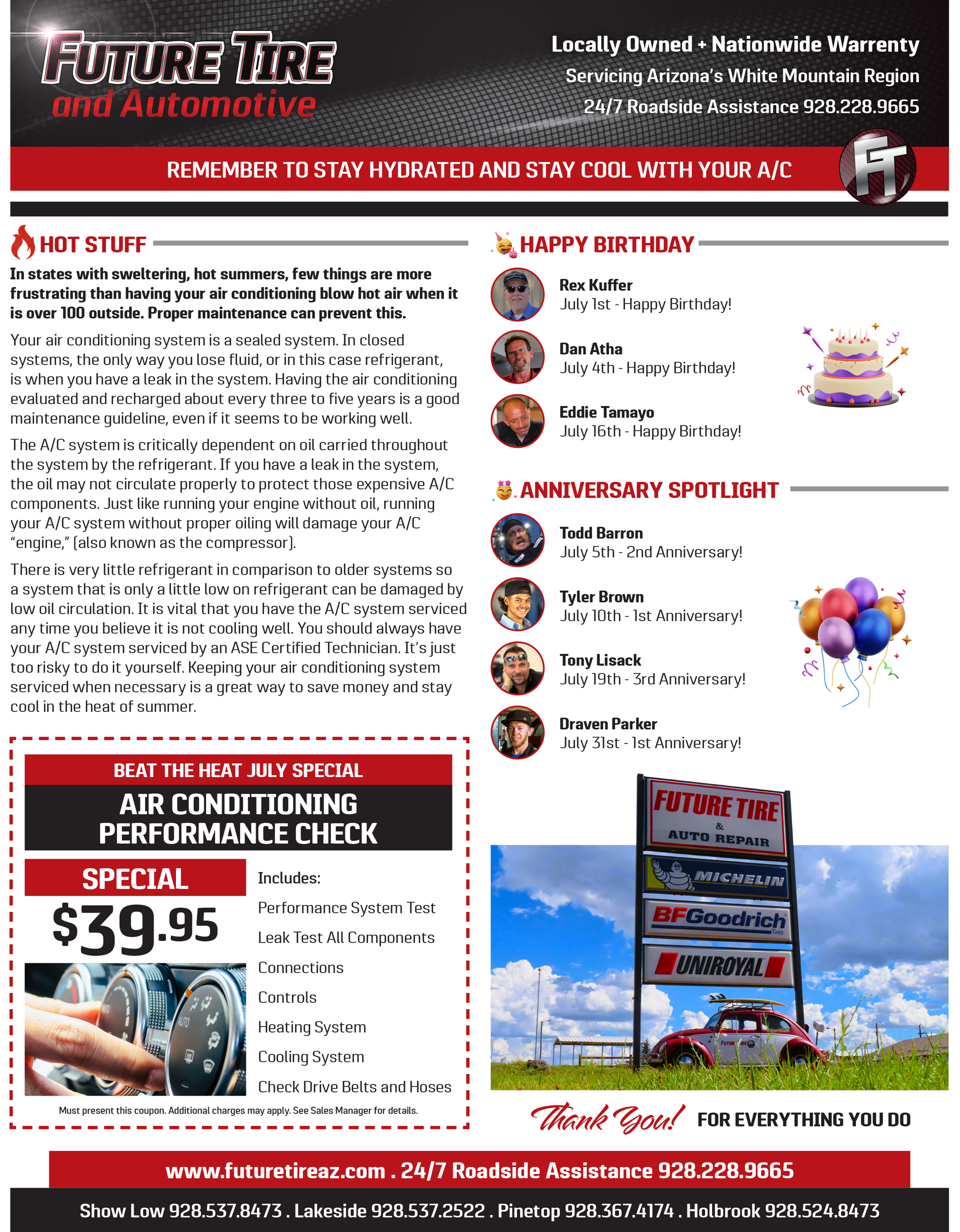 Future Tire July Newsletter pg 2