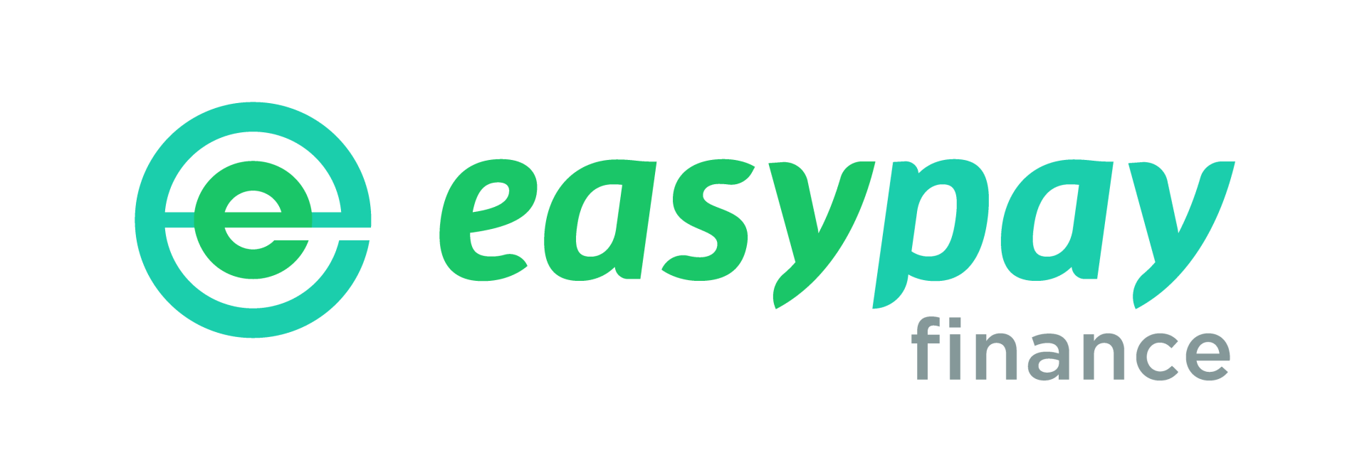The easypay finance logo is green and white on a white background.