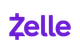 Purple Zelle logo on a white background.