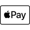 Apple Pay logo. Black apple logo next to 