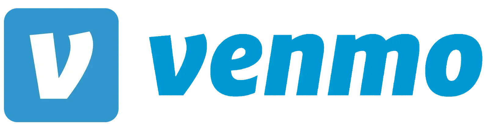 Venmo logo: white 