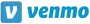 Venmo logo: white 
