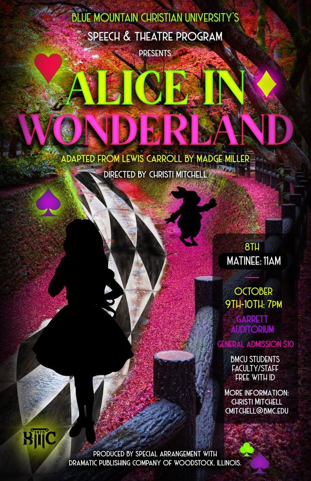 BLUE MOUNTAIN CHRISTIAN UNIVERSITY THEATRE DEPARTMENT PRESENTS