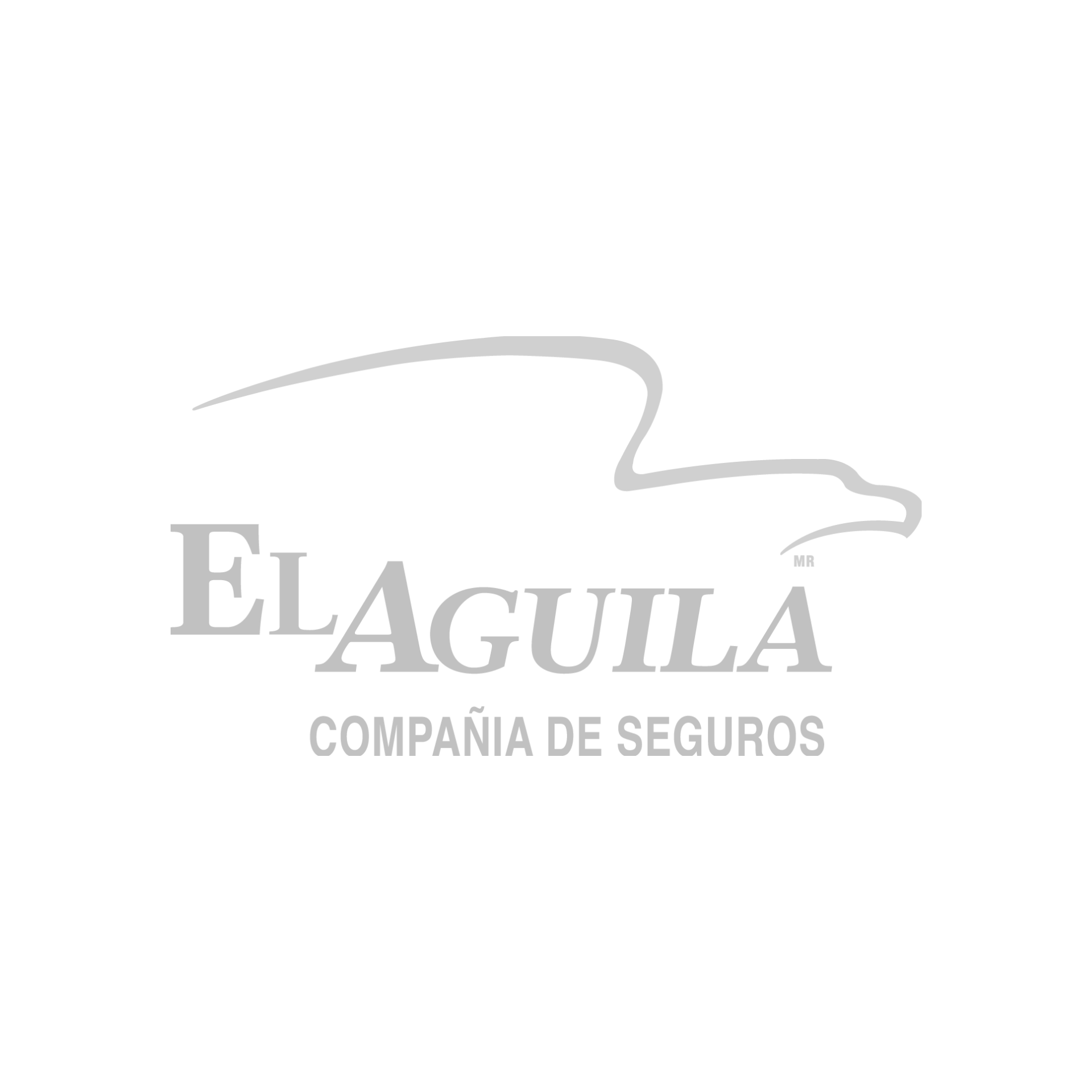 A black and white logo for el aguila company de seguros.
