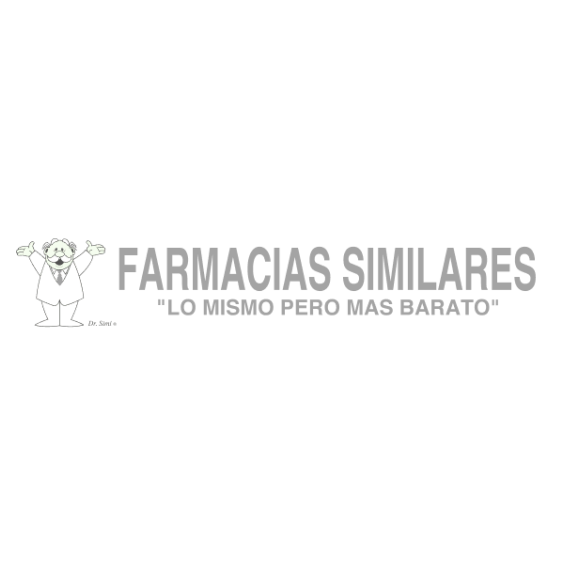 A logo for farmacias similares lo mismo pero mas barato
