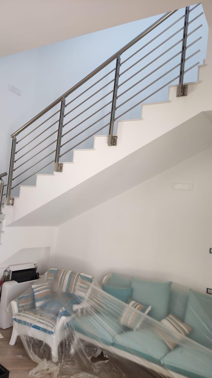 Corrimano in alluminio