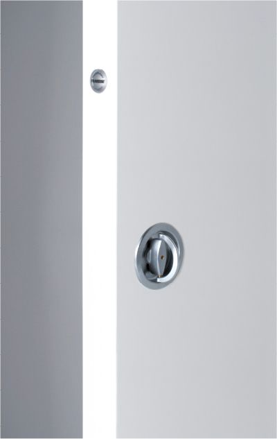 MANIGLIETTA PORTA A LIBRO
CROMO SATINATO – DI SERIE