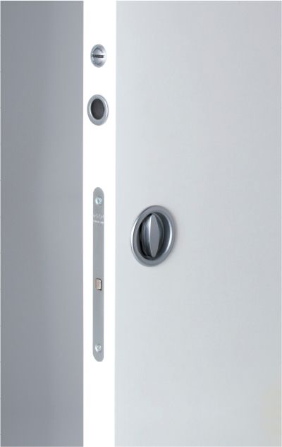 CHIUSURA CON NOTTOLINO TONDO
CROMO SATINATO – OPTIONAL