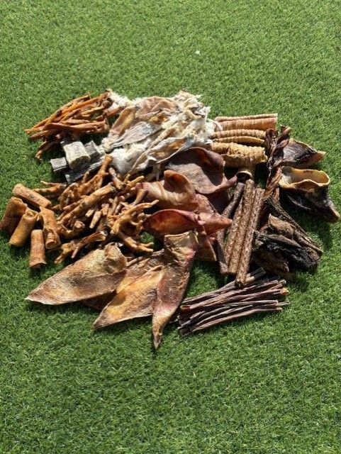 Natural Raw Dog Treats - 100 piece