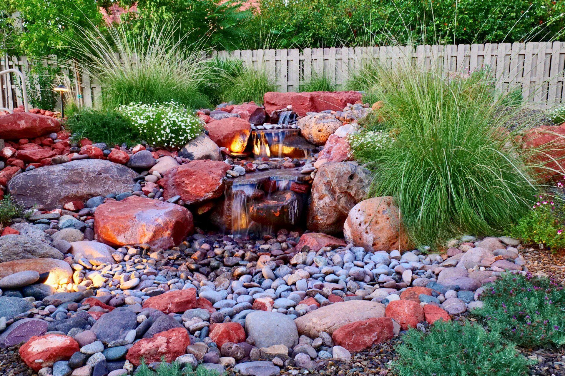 Landscaping, hardscaping, water features all come together to create beautiful landscapes throughout Sedona, Prescott, Verde Valley and Flagstaff. 