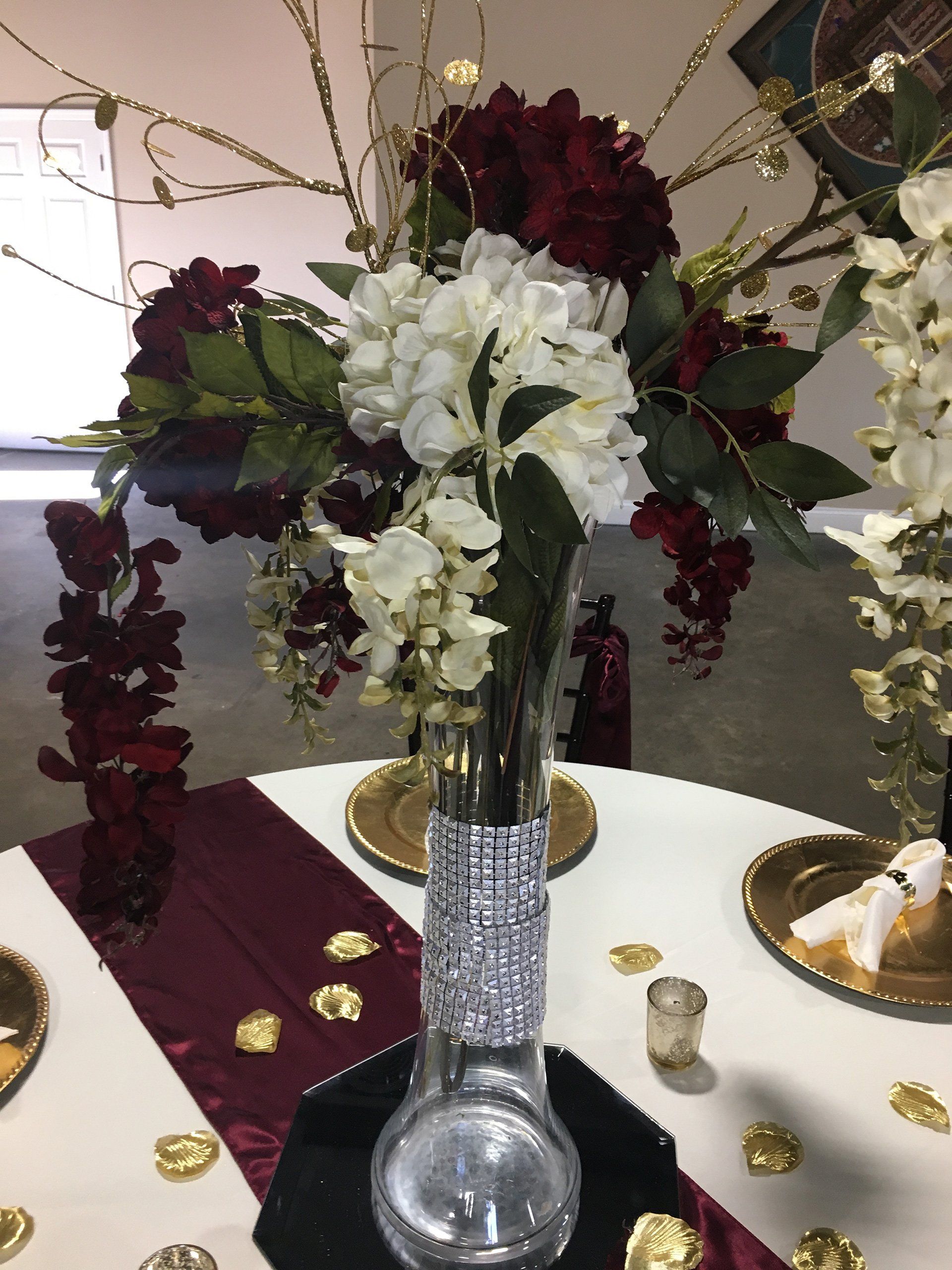 tall floral centerpiece