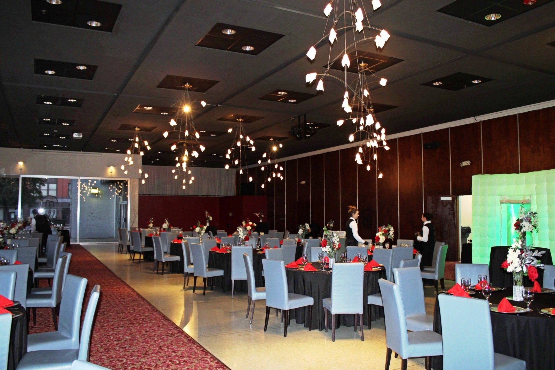 room set up at Metropolitan Room venue