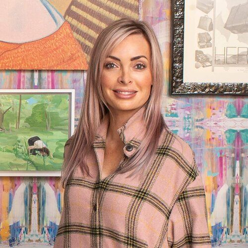 Portrait of Denver interior designer Ashley Campbell, founder of Ashley Campbell Interior Design.