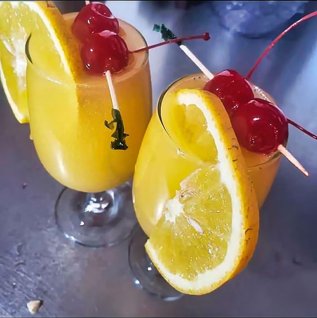 Mimosa at Antonia's Pancake House