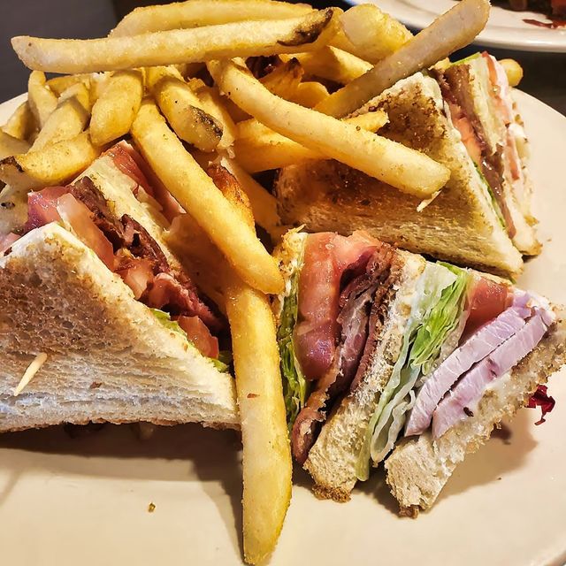 Turkey club sandwich at Antonia's Pancake House