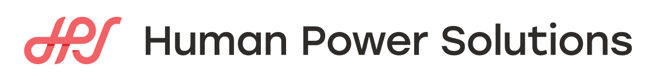 A logo for a company called human power solutions