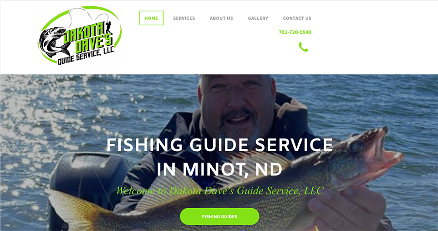 dakota dave's guide service website home page