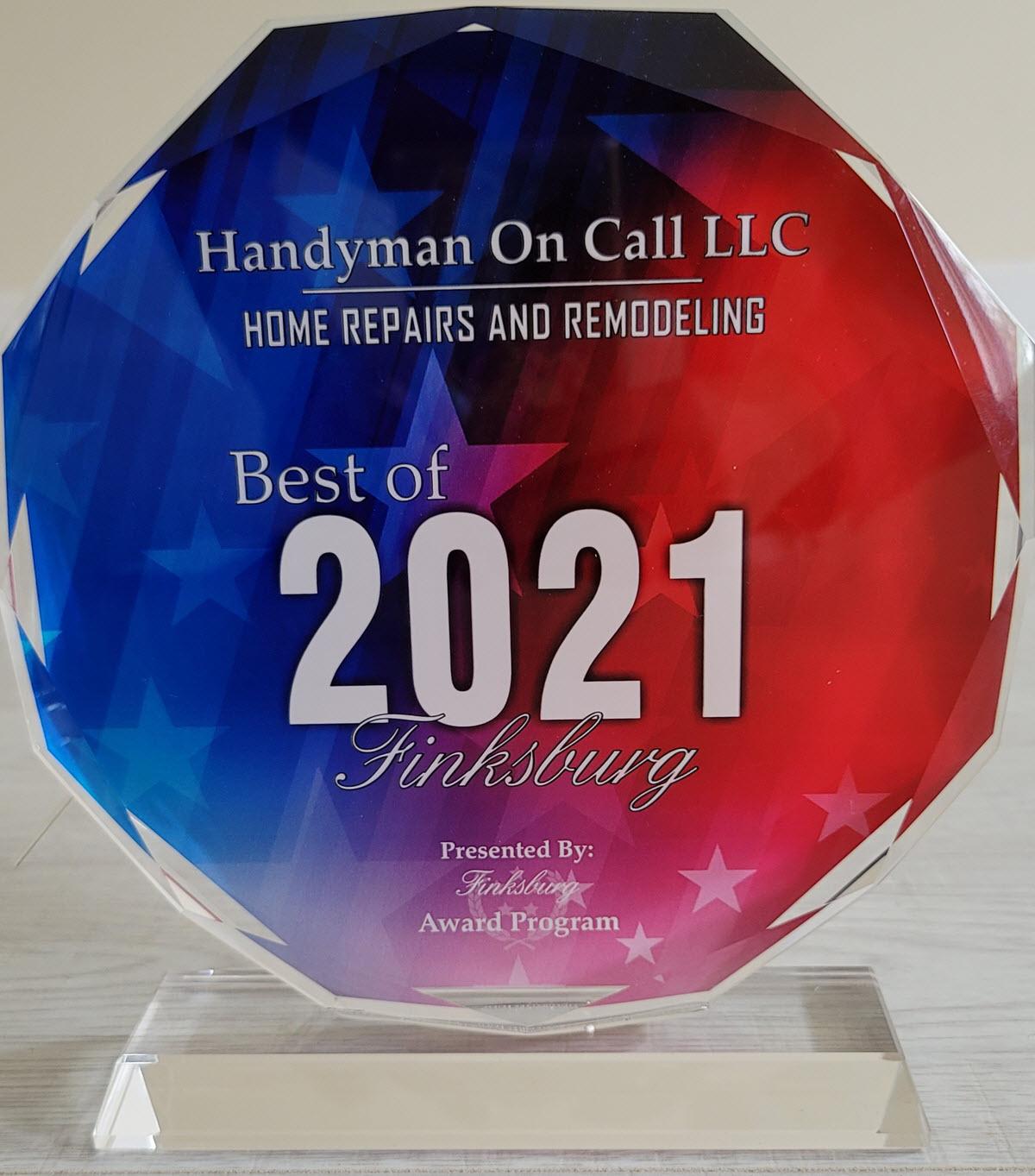 Home Repairs and Remodeling 2021 Award