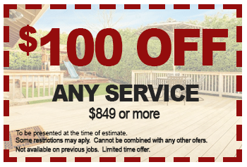 $100 Off Any Service $849 or More