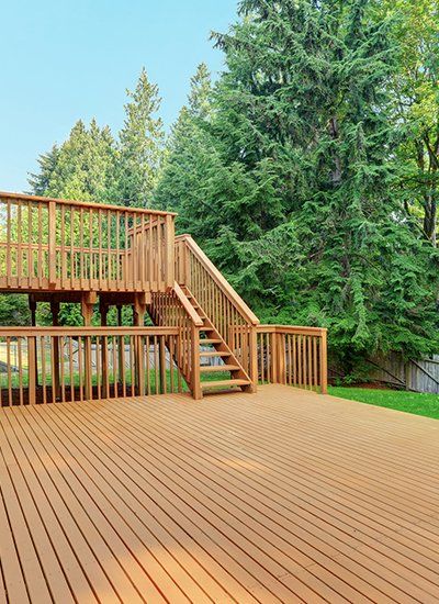 Backyard Wooden Deck | Finksburg, MD | Handyman On Call LLC