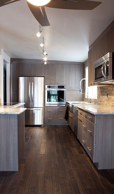 Kitchen with Hardwood Flooring | Finksburg, MD | Handyman On Call LLC