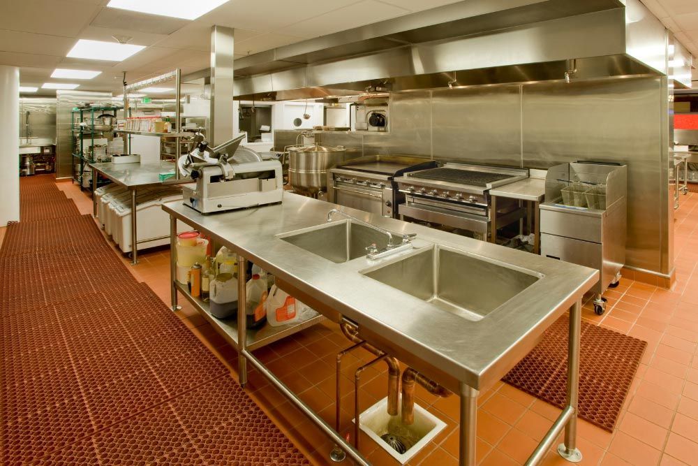Commercial plumbing for a restaurant
