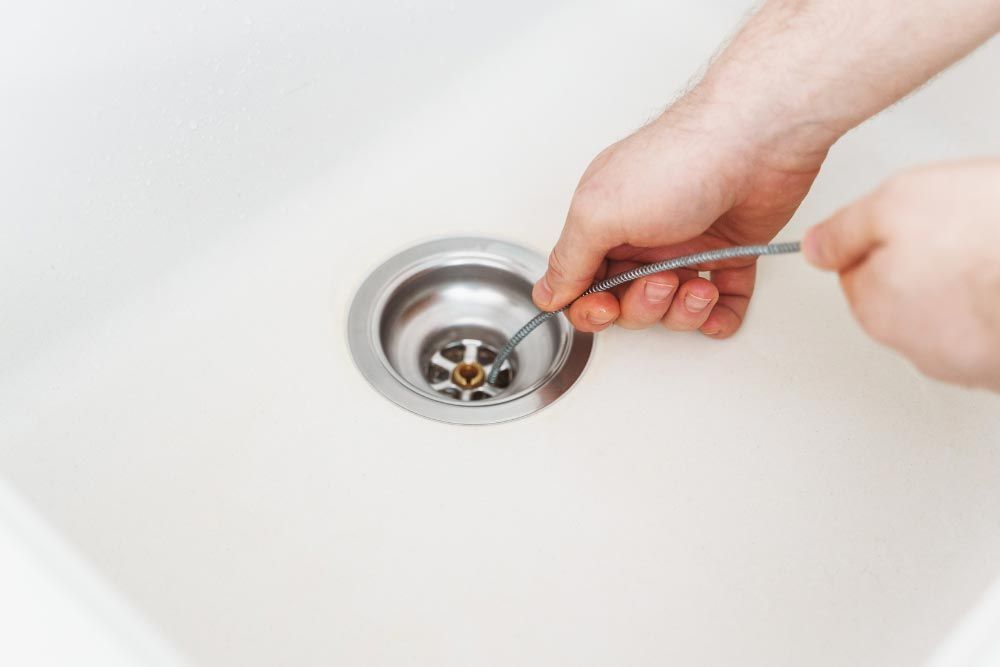 Sink drain cleaning