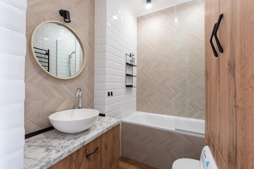 Small renovated bathroom