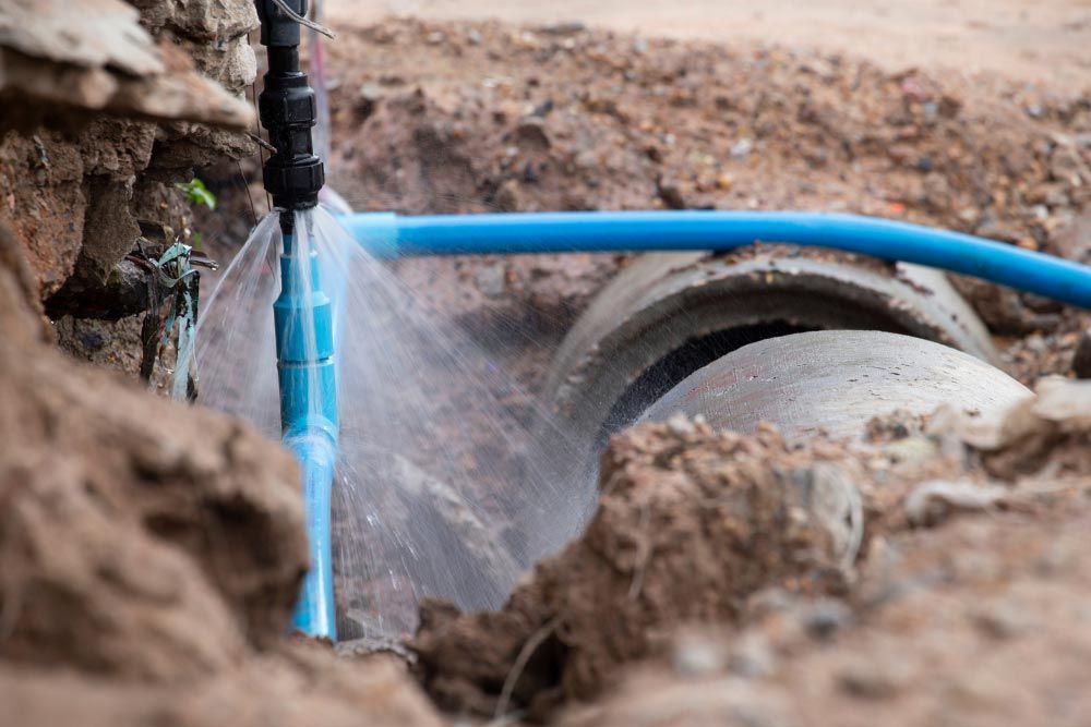 Water line replacement