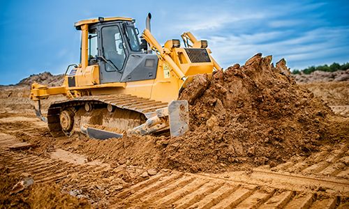 Excavator we use for professional excavation in Franklin