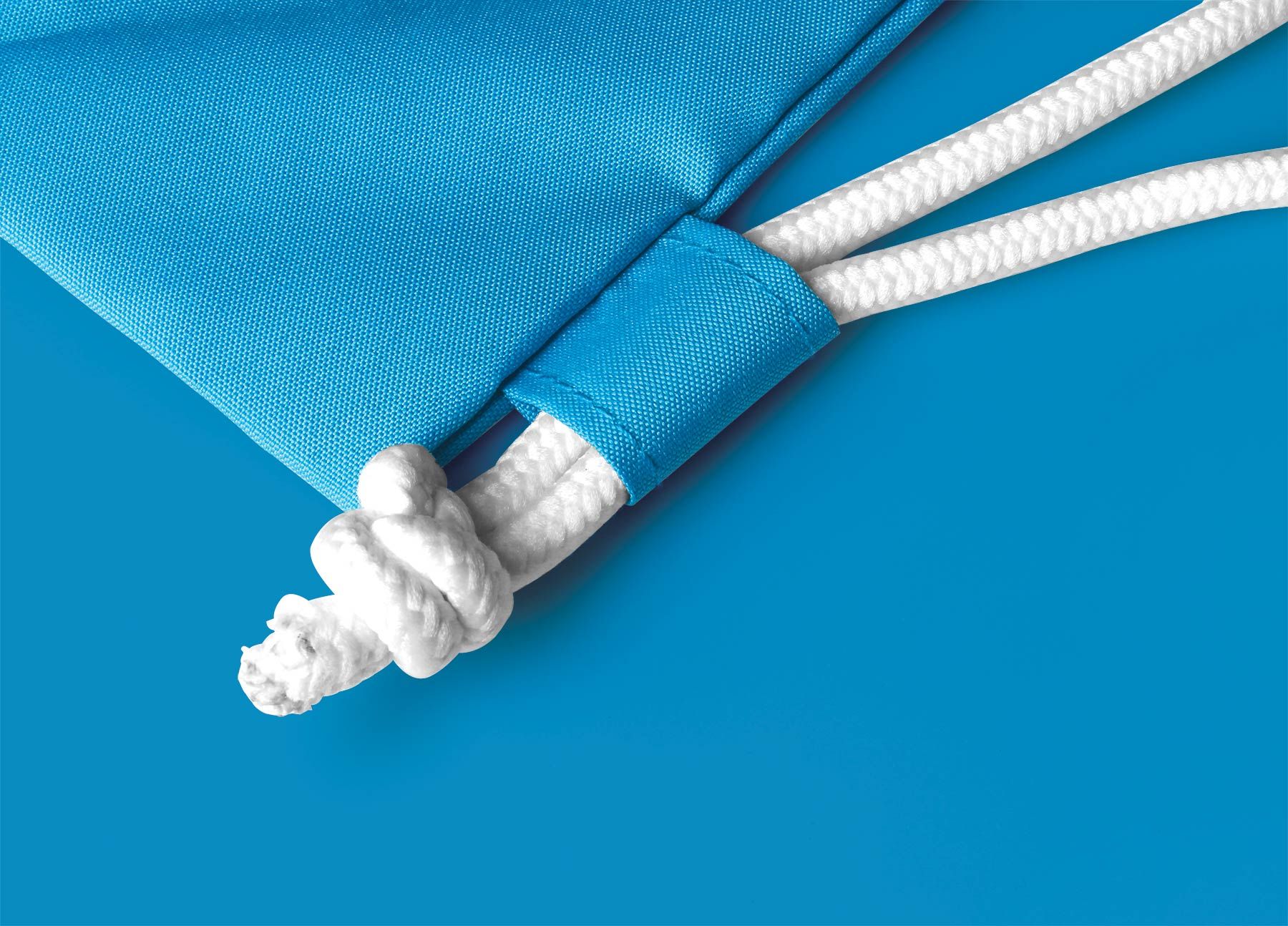 BLUE RPET DRAWSTRING BAG