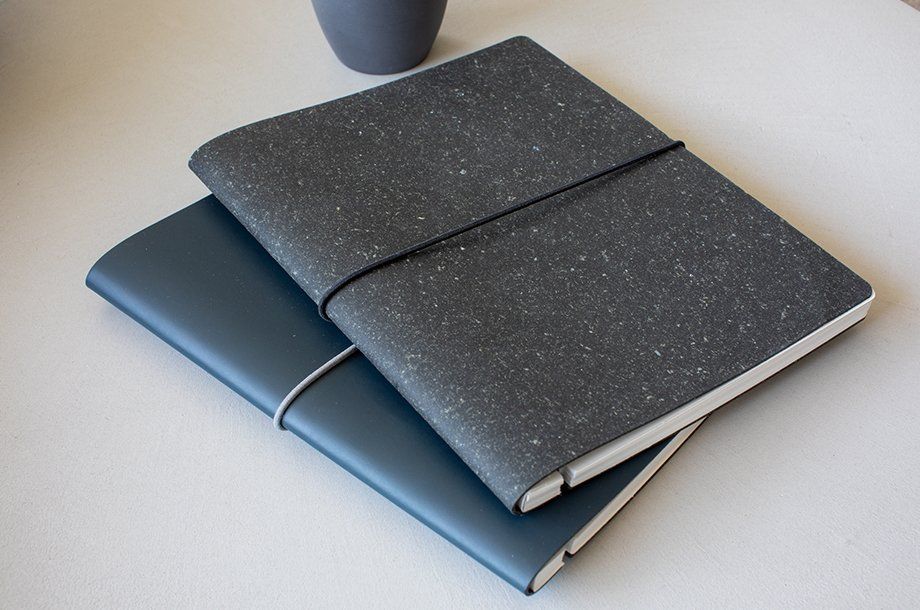 RECYCLED LEATHER NOTEBOOK