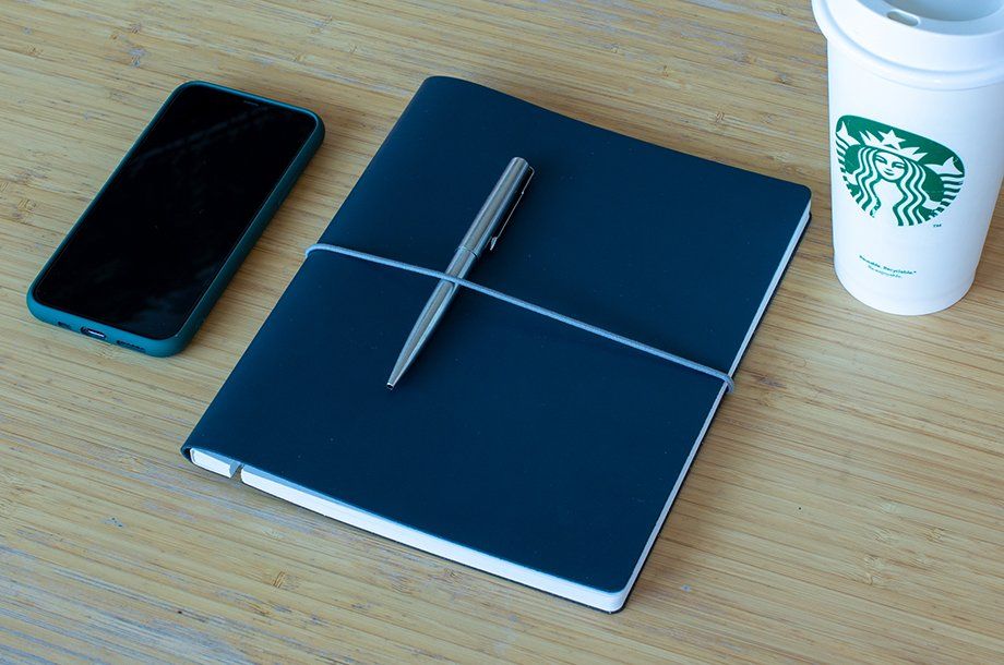 RECYCLED LEATHER NOTEBOOK