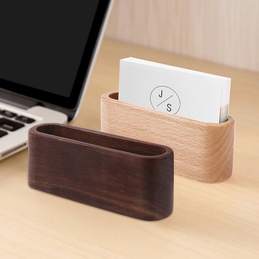 BAMBOO BUSINESS CARD HOLDER