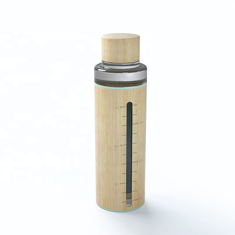 HIGH BOROSILICATE BAMBOO WATER BOTTLE