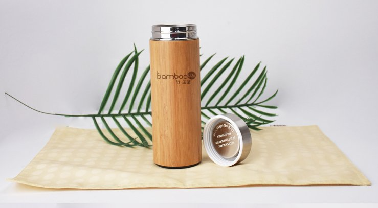 STAINLESS STEEL BAMBOO MUG