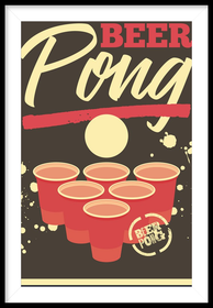 Beer pong poster