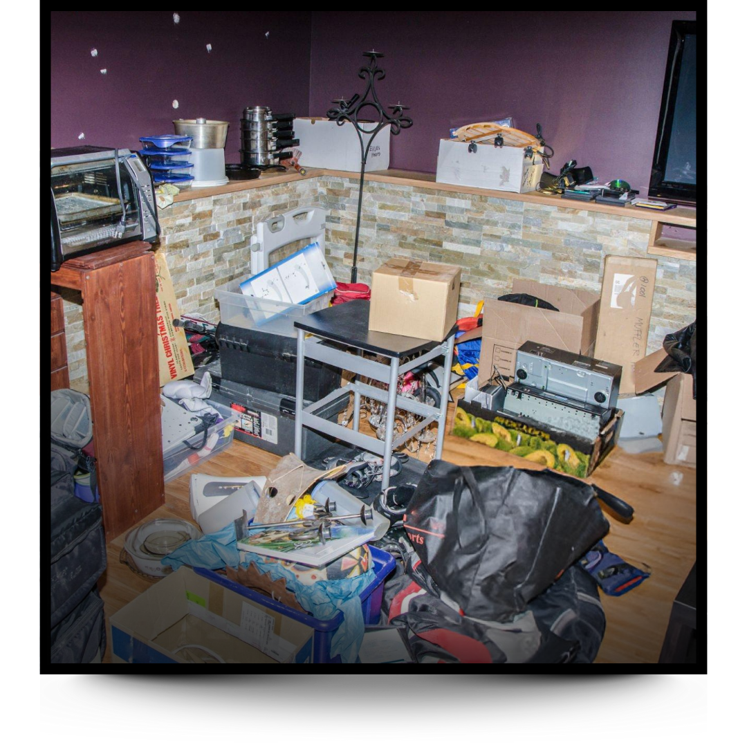 Messy room full of things