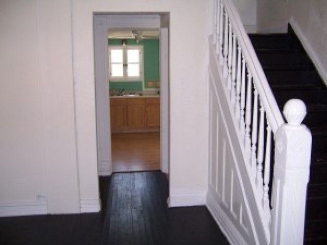 Stairway and hallway to kitchen in 3513 Dewey St | DiBar Enterprises