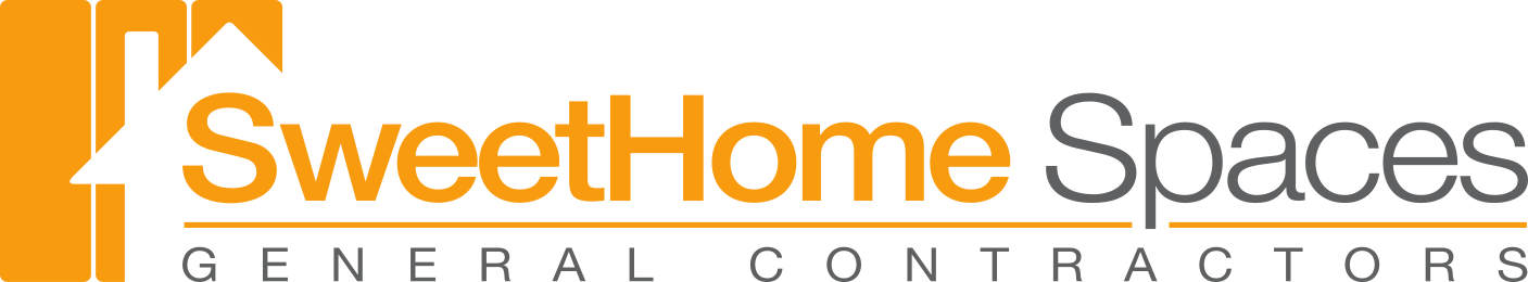 The logo for sweet home spaces general contractors