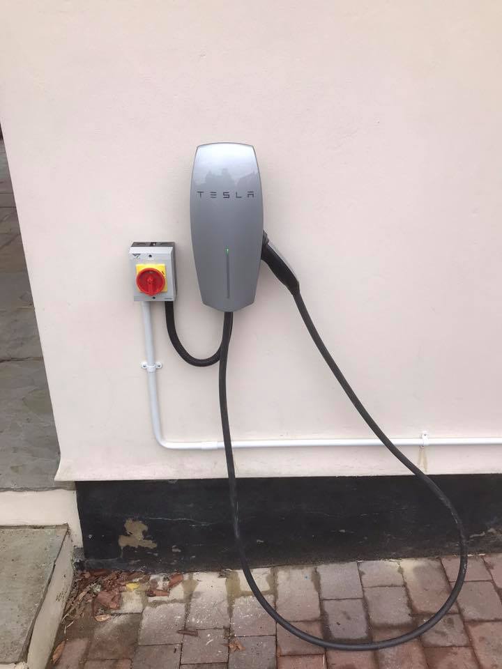 electric car charging point fitted