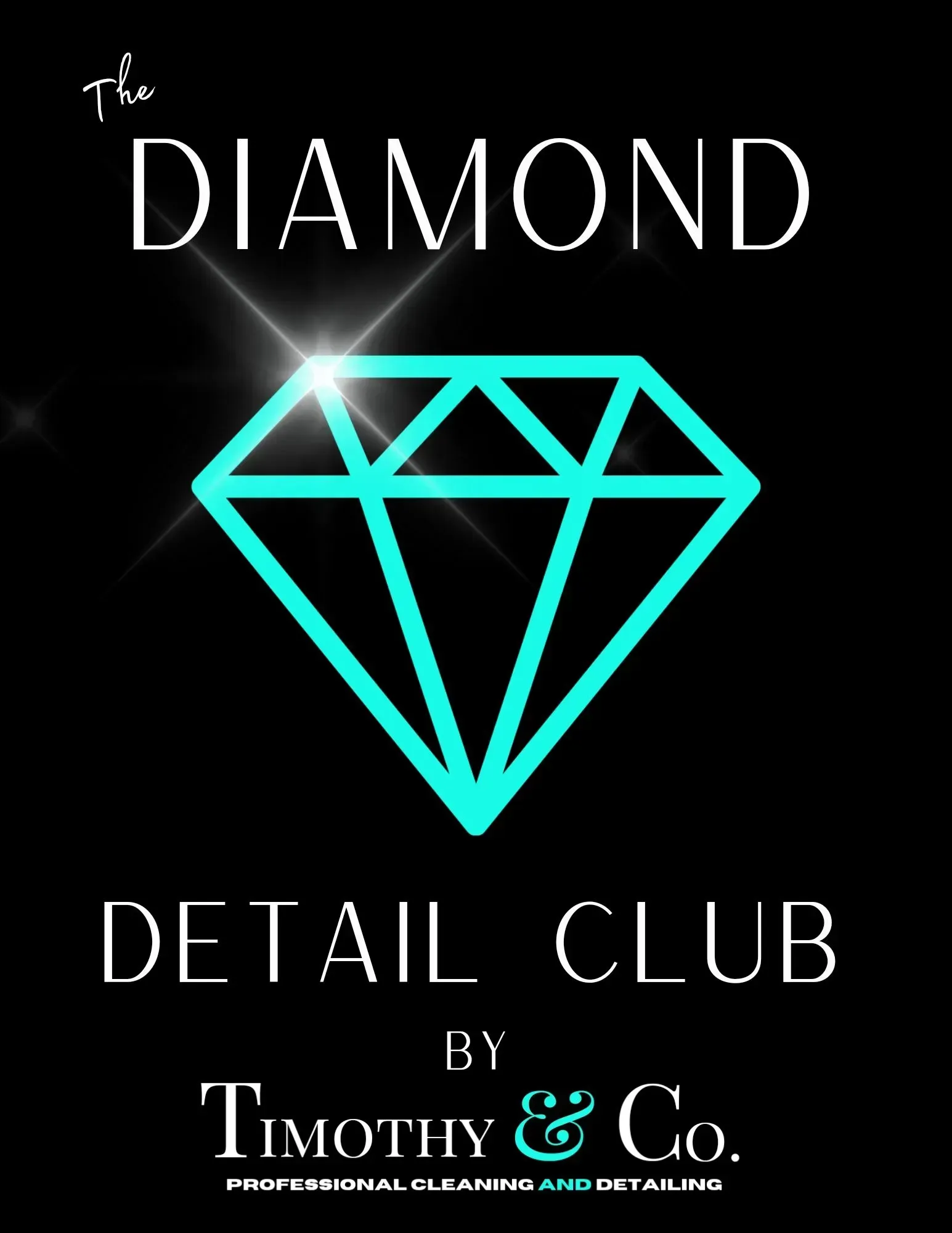 A poster for the diamond detail club by timothy & co.