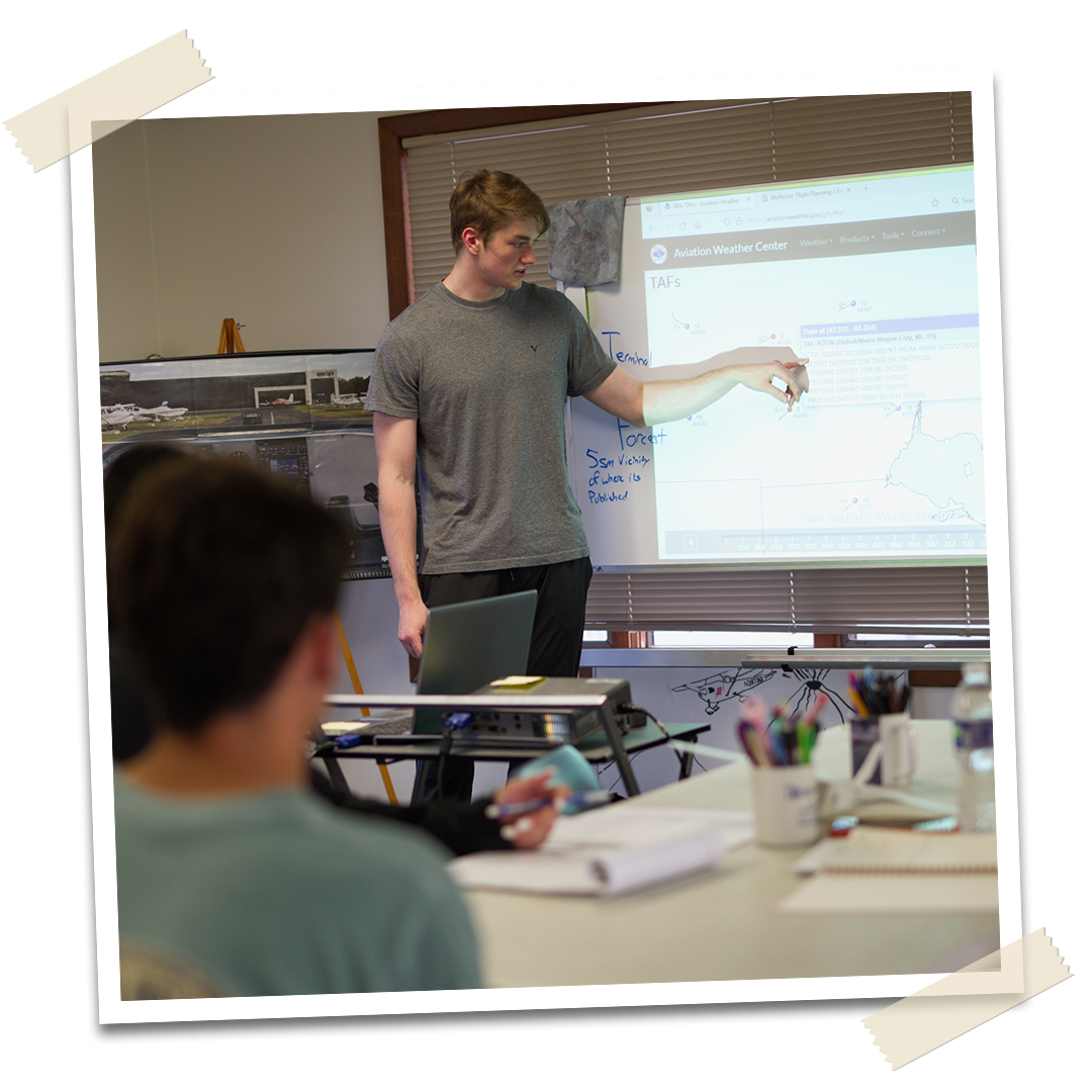 Ground School Training at Skywalker Flying in Adrian, Michigan