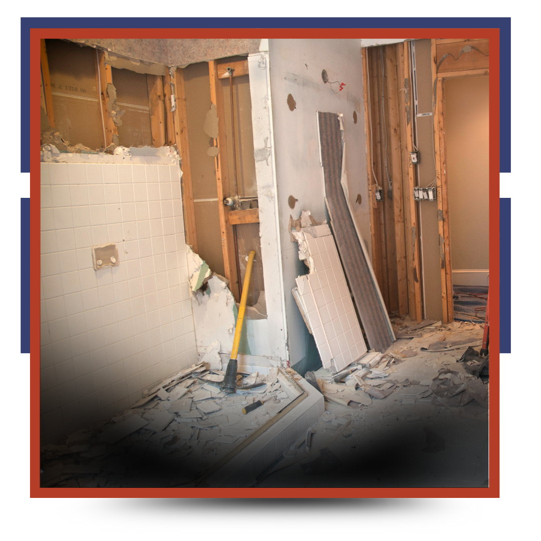 junk outside an apartment