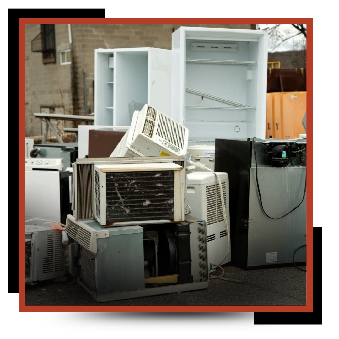 JP Junk Removal & Hauling Dump Truck in front of a house