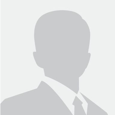 Gray generic profile silhouette on a light background